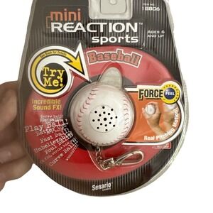 VTG Senario Games Mini Reaction Talking Baseball Keychain Incredible Sound